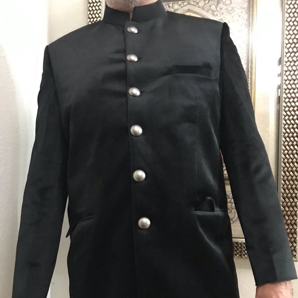 Black velour price jacket